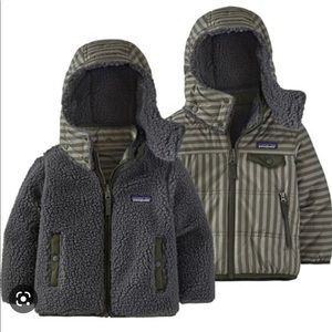 Patagonia Tribbles Reversible Hooded Jacket- Toddler Boys 2T